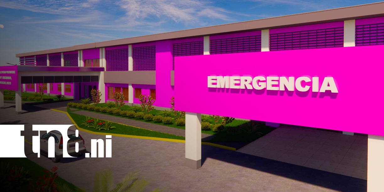 Foto: Diseño del nuevo hospital que se construirá en Bluefields 