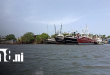 Foto: Explosión de un barco en Río Escondido, en Bluefields