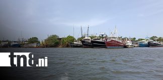 Foto: Explosión de un barco en Río Escondido, en Bluefields