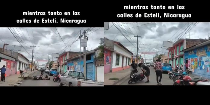 Foto: Repartidor de gas impacta a motociclistas sin casco /TN8
