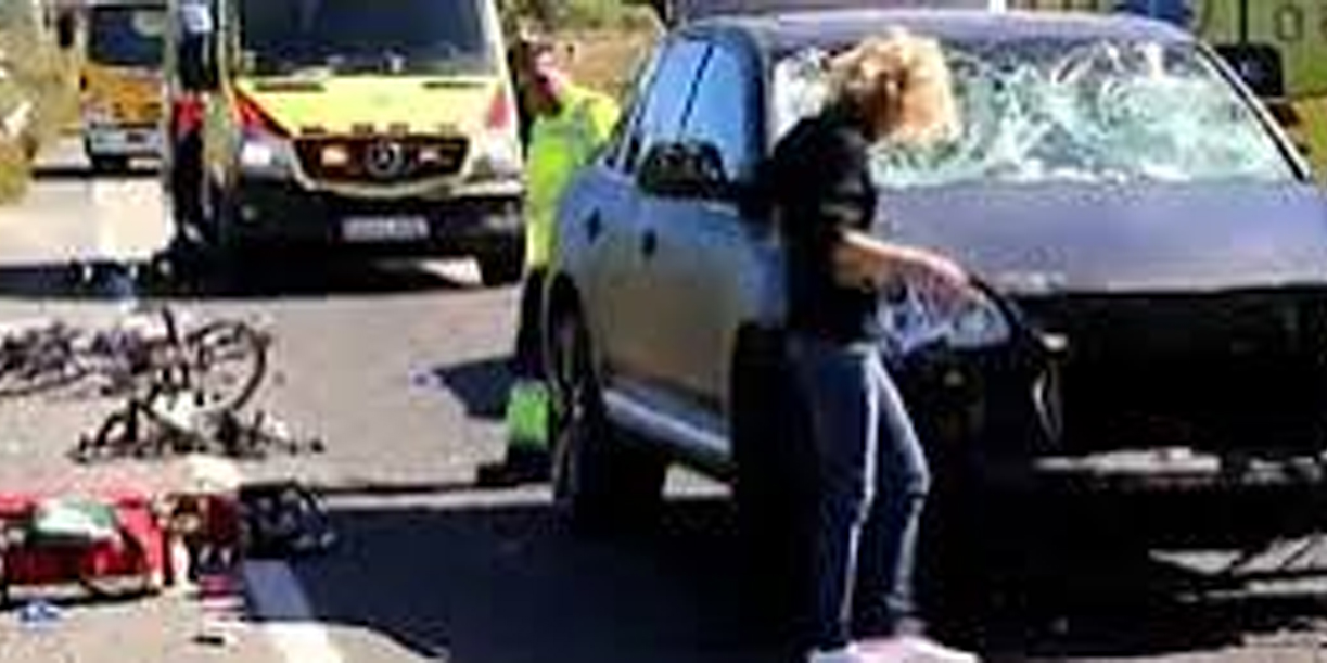 Foto: Automóvil embiste a grupo de ciclistas en Países Bajos /Cortesía