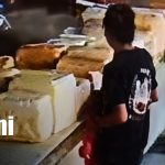 VIDEO: Lo agarran con las «manos en el queso» en el Mercado Iván Montenegro Foto: Ladrón de queso en el Mercado Iván Montenegro / TN(