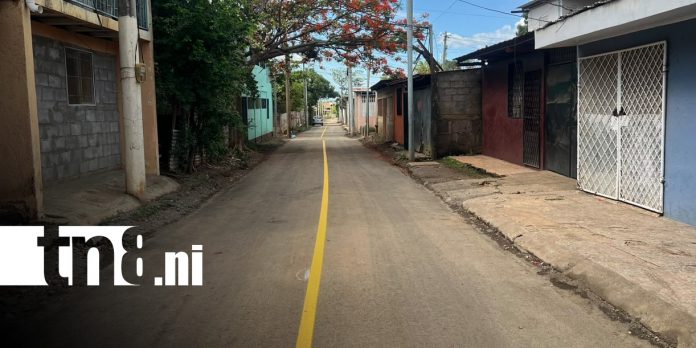 Foto: Mejoramiento vial en Villa Reconciliación Sur, Managua / TN8 Foto: Mejoramiento vial en Villa Reconciliación Sur, Managua / TN8