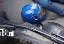Managua: motociclista lesionado tras colisionar con bus de la ruta 154 Foto: Fuerte accidente con bus en Managua / TN8
