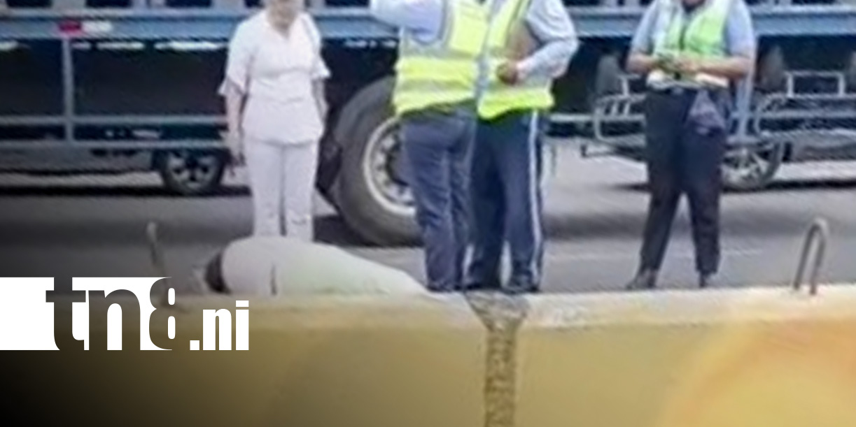 Foto: Accidente de tránsito en Altamira, Managua / TN8