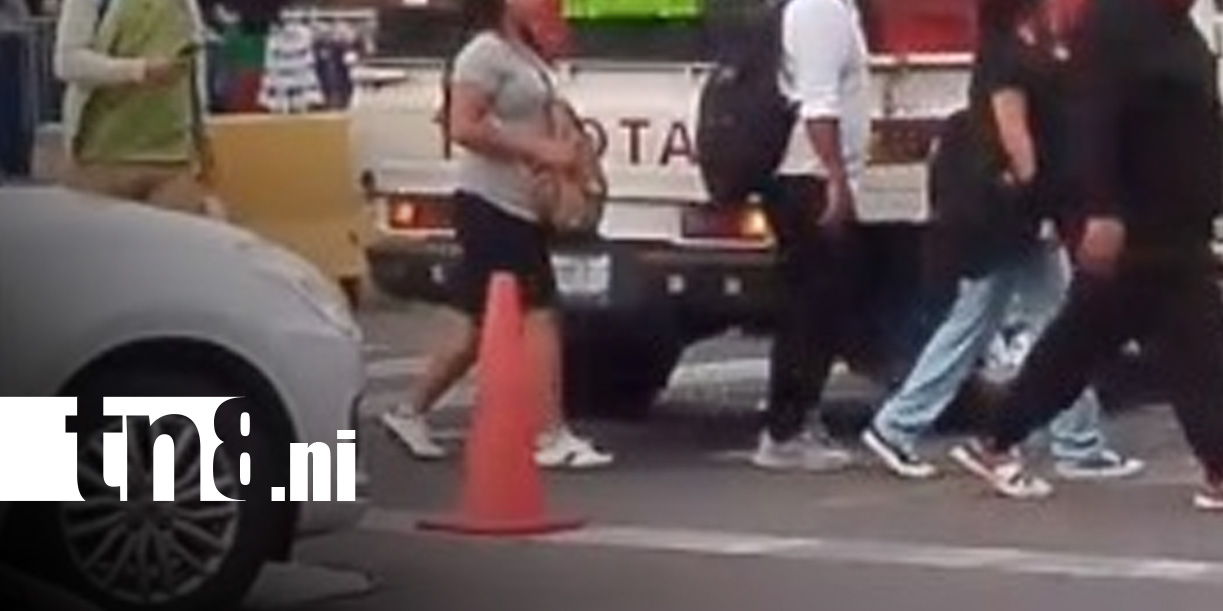 Foto: Accidente de tránsito en Altamira, Managua / TN8