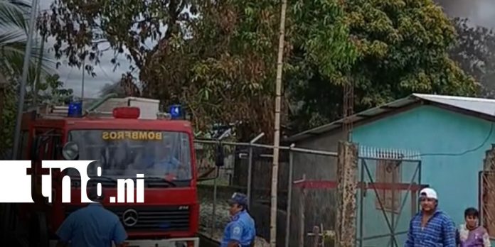 Foto: Incendio en una vivienda de Wapi, El Rama; en el Caribe Sur / TN8 Foto: Incendio en una vivienda de Wapi, El Rama; en el Caribe Sur / TN8