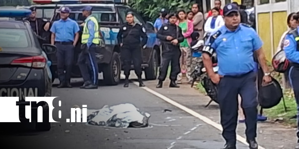 Foto: Trágico accidente en Carazo acaba con vida de futbolista / TN8