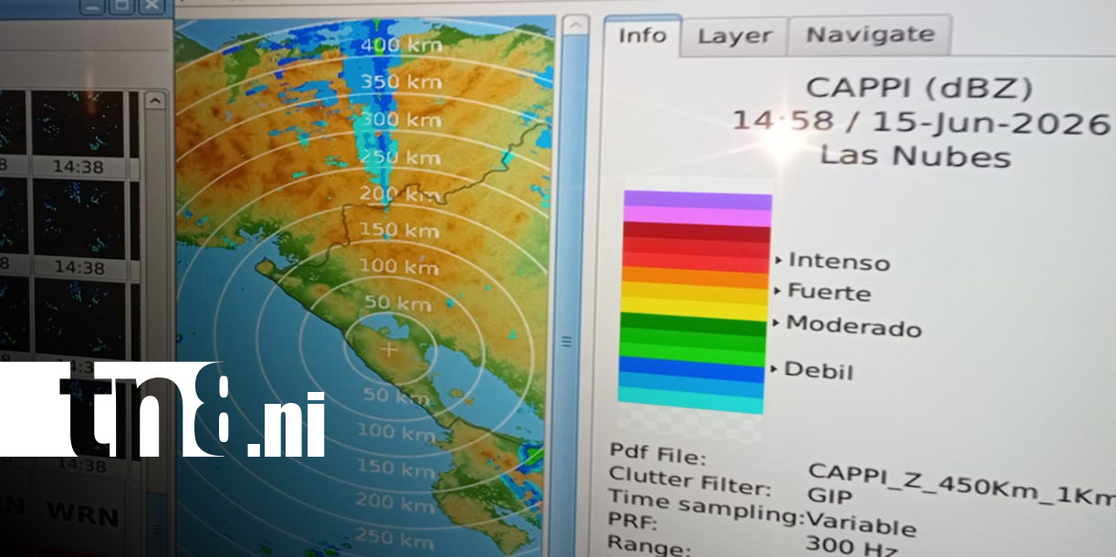 Foto: Pronóstico del clima en Nicaragua / TN8