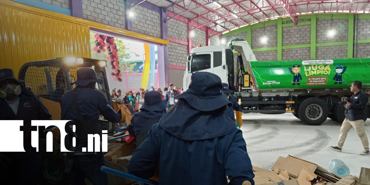Foto: Nuevo centro de acopio fortalece la limpieza en el Roberto Huembes / TN8