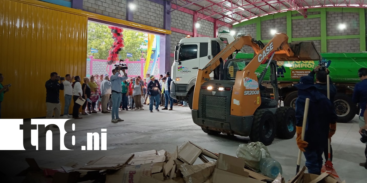 Foto: Nuevo centro de acopio fortalece la limpieza en el Roberto Huembes / TN8