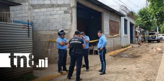 Foto: Crimen dentro de una vivienda del barrio 30 de Mayo, en Managua / TN8