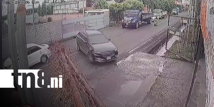 Foto: Accidente múltiple en Managua / TN8