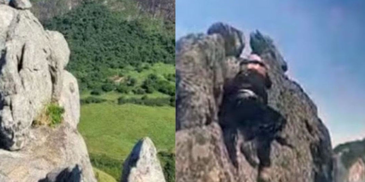 Foto: Excursionista muere tras caer de acantilado en Brasil/Cortesía