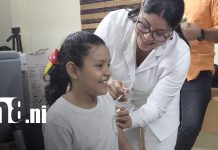 Estudiantes reciben vacuna contra el VPH en Monseñor Lezcano Foto: Vacunación contra el VPH en Managua / TN8