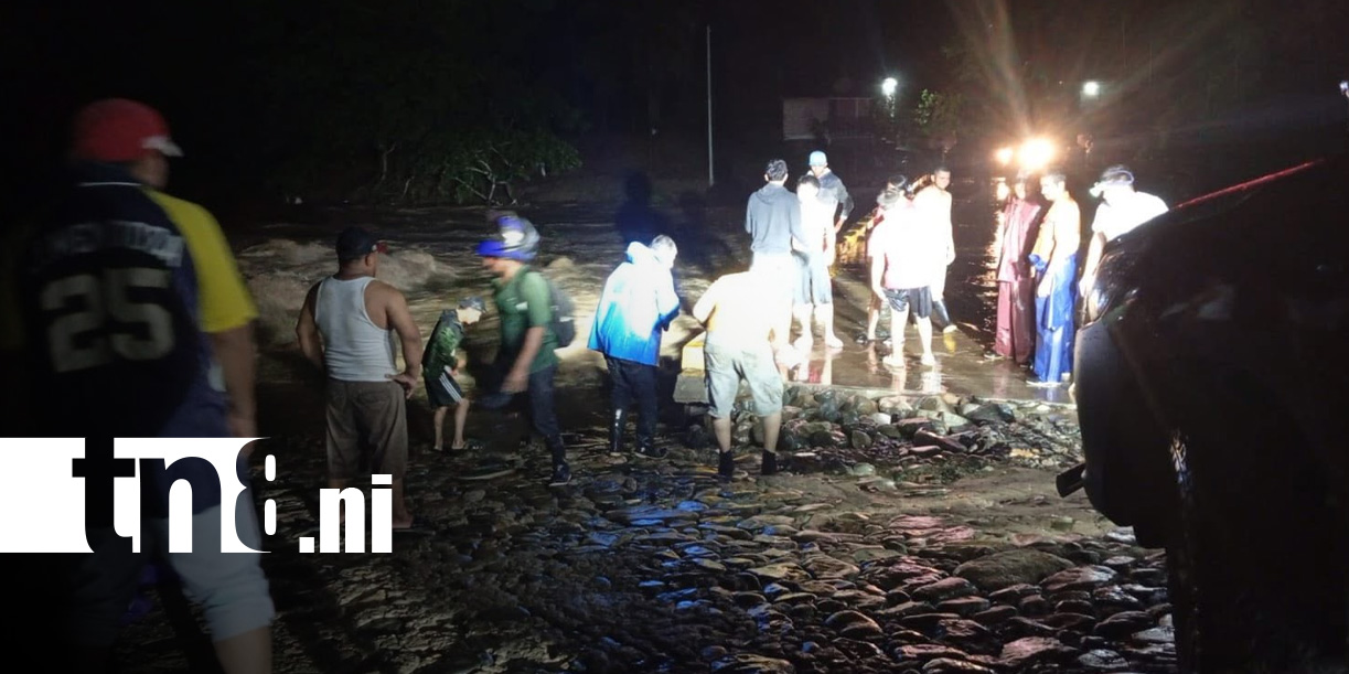 Foto: Lluvias en el Caribe dejan afectaciones en vías de Siuna / TN8