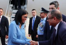 Presidenta de Venezuela llega a India para impulsar acuerdos económicos Foto: India y Venezuela estrechan relaciones energéticas/Cortesía