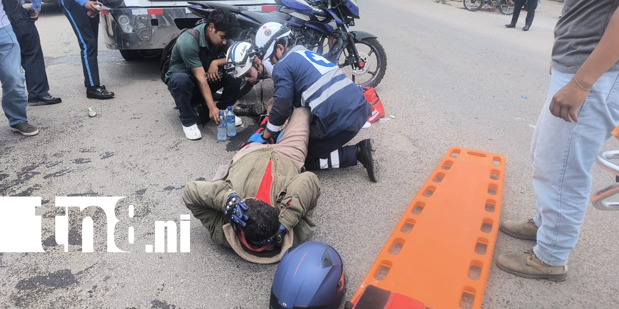 Foto: Padre e hijo lesionados tras accidente con rastra en Estelí /TN8