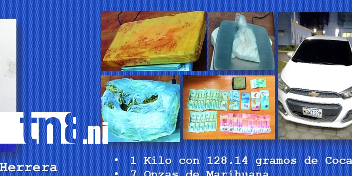Foto: Golpe al narcotráfico en Estelí /TN8