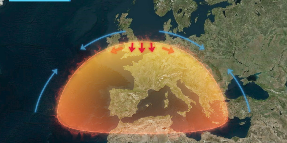 Foto: Europa se sofoca bajo una histórica cúpula de calor /Cortesía