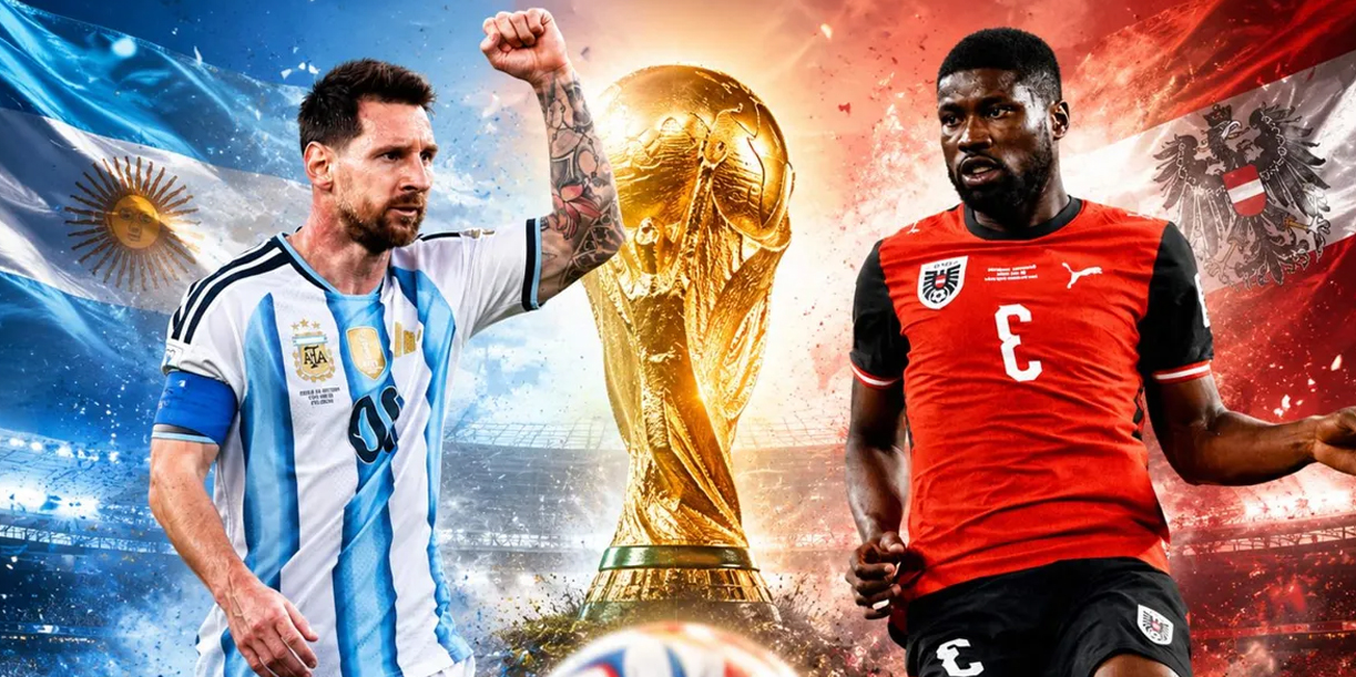 Foto: Argentina y Austria frente a frente /Cortesía