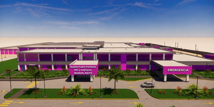 Foto: Dan inicio al proceso de construcción del Hospital Pueblo Afro y Originarios en Bluefields /Cortesía