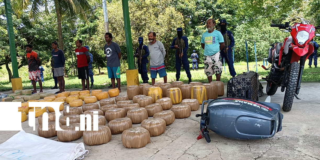 Foto: Golpe al narcotráfico en Caribe Sur: incautan más de 100 bultos de marihuana /TN8