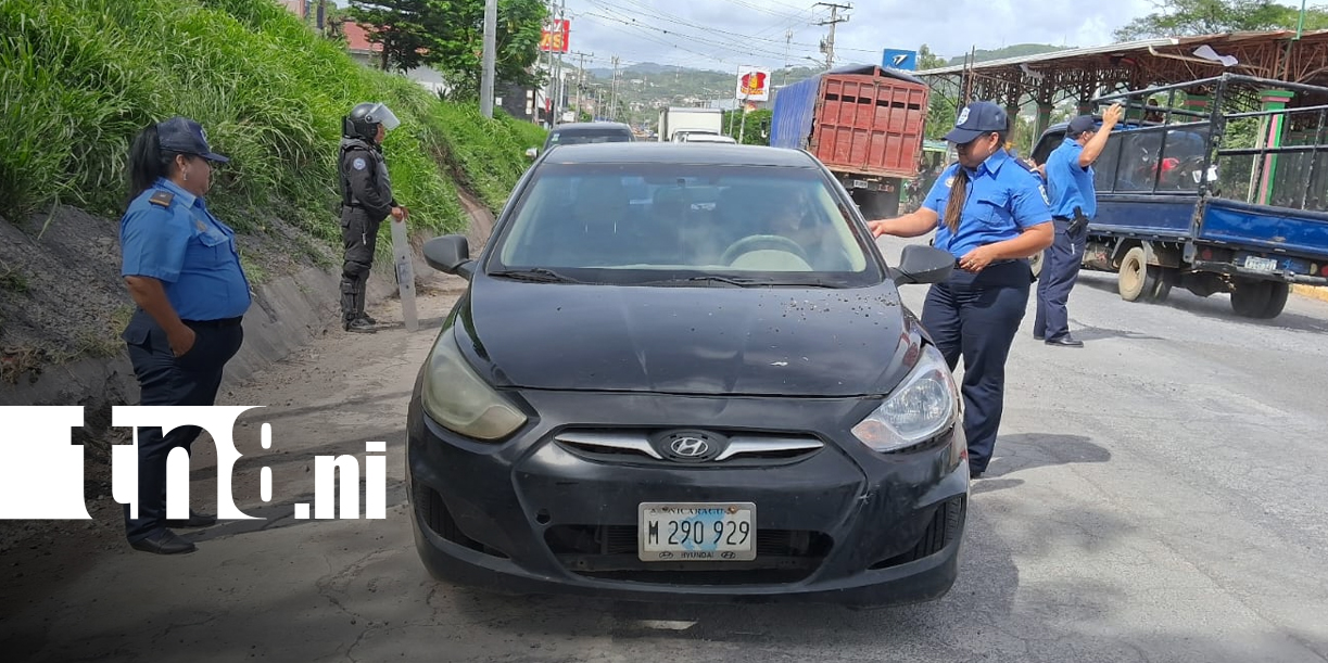 Foto: Policía Nacional refuerza vigilancia en Matagalpa/TN8