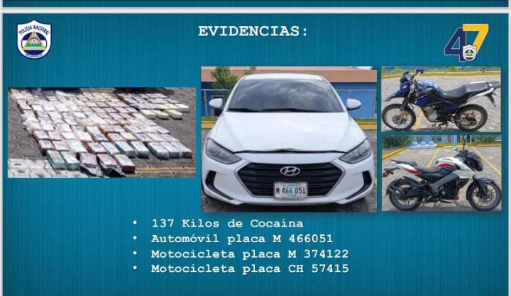 Foto: Captura de sujetos por tráfico de drogas en Nindirí, Masaya, gracias a acciones de la Policía Nacional 