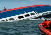 Tragedia marítima: naufragio de ferri en Guyana deja 70 muertos y 33 desaparecidos Foto: Naufragio en Guyana deja 70 muertos y decenas de desaparecidos/Cortesía