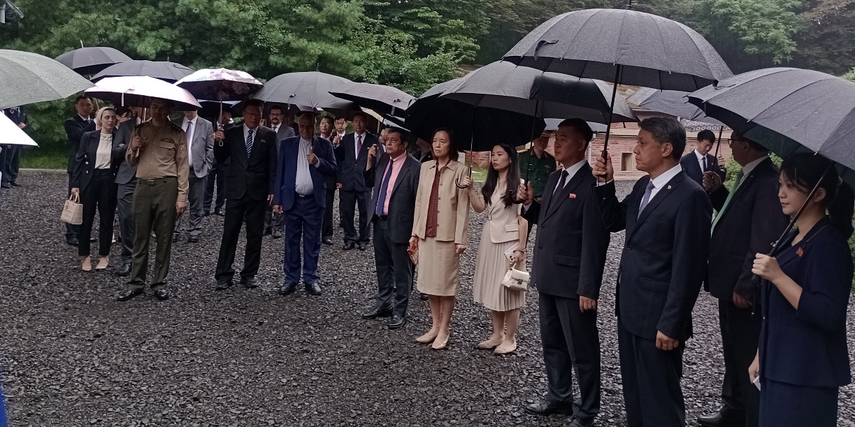 Foto: Embajada de Nicaragua en Corea visita emblemático sitio histórico de la Revolución Coreana/Cortesía