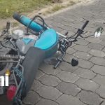 Descuido al volante provoca choque entre motocicletas en Jalapa Foto: Descuido al volante provoca choque entre motocicletas en Jalapa / TN8