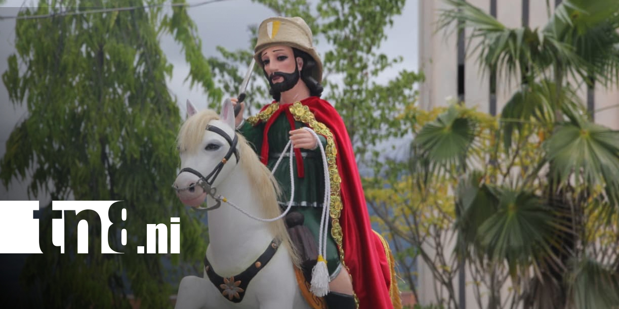 Foto: Somoto honra a Santiago Apóstol con fe, tradición y coloridas festividades/TN8