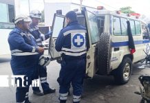 Motociclista termina gravemente lesionado tras accidente en Managua por irrespetar señal de alto Foto: Accidente en Managua: motociclista grave por señal de alto/TN8
