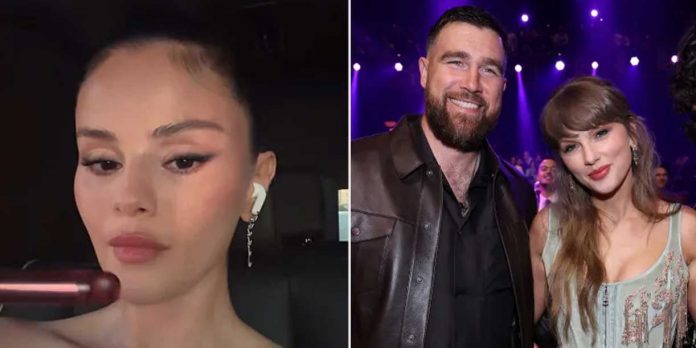 FotoSelena Gomez reaparece y apoya a Taylor Swift en la antesala de su boda con Travis Kelce/Cortesía