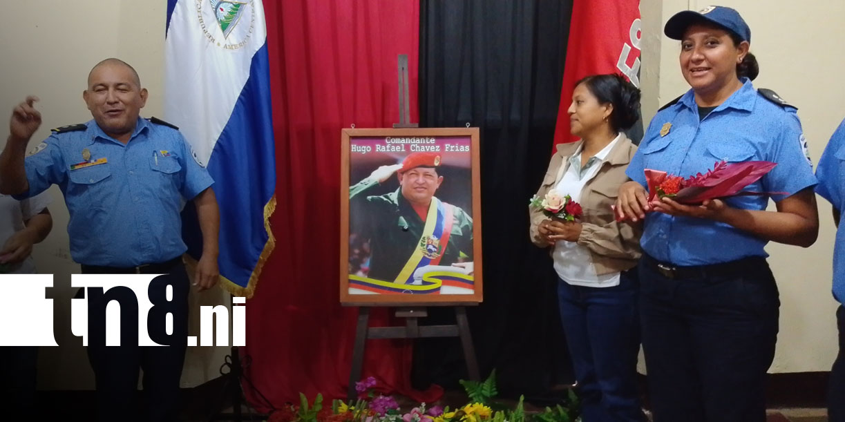 Foto:Militancia sandinista de Nandaime honra el legado del comandante Hugo Chávez/TN8