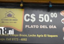 El comedor de Managua que ofrece un “plato solidario” a 50 córdobas Foto: El comedor de Managua que ofrece un “plato solidario” a 50 córdobas / TN8