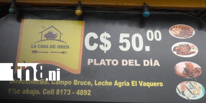 1 Foto: El comedor de Managua que ofrece un “plato solidario” a 50 córdobas / TN8