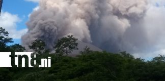 Foto: Volcán Telica sigue expulsando gases y cenizas: autoridades mantienen vigilancia/TN8