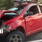 Foto:Violenta colisión en cadena sacude la carretera Managua–Juigalpa/tn8