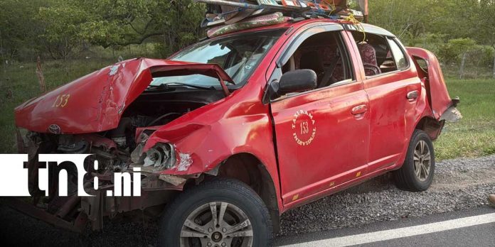 Foto:Violenta colisión en cadena sacude la carretera Managua–Juigalpa/tn8