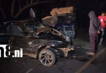 Aparatoso accidente deja daños materiales y una persona con lesiones en Palacagüina Foto: Aparatoso accidente deja daños materiales y una persona con lesiones en Palacagüina/TN8