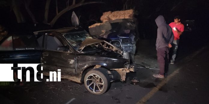 1 Foto: Aparatoso accidente deja daños materiales y una persona con lesiones en Palacagüina/TN8