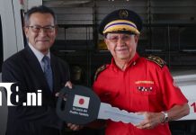 Japón dona moderna ambulancia al Benemérito Cuerpo de Bomberos de Nicaragua Foto: Japón entrega ambulancia a Bomberos de Nicaragua/TN8