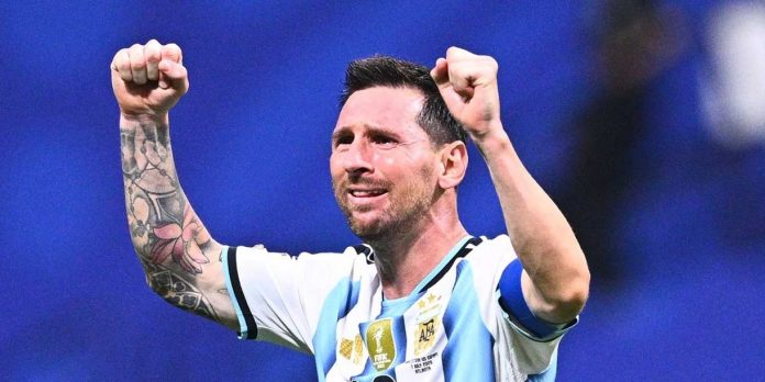 1 Foto: Messi llora tras clasificar a Argentina/Cortesía
