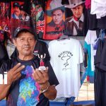 Se disparan las ventas de productos alusivos al 47/19 en Managua Foto: Se disparan las ventas de productos alusivos al 47/19 en Managua / TN8