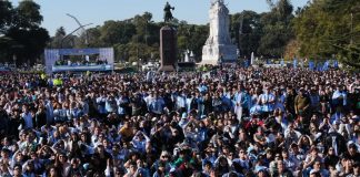 Foto: Hombre fallece en medio de festejos por clasificación de Argentina/Cortesía