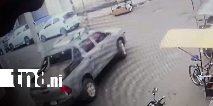 Foto: Impactante video muestra accidente que dejó a una mujer con una fractura en Chinandega/TN8