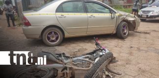 Foto: Accidente en Bilwi deja un motociclista lesionado/TN8