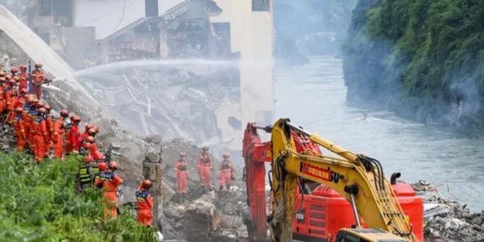 Foto: Sube a 41 la cifra de muertos por devastador deslizamiento de tierra en China/Cortesìa Foto: Sube a 41 la cifra de muertos por devastador deslizamiento de tierra en China/Cortesìa